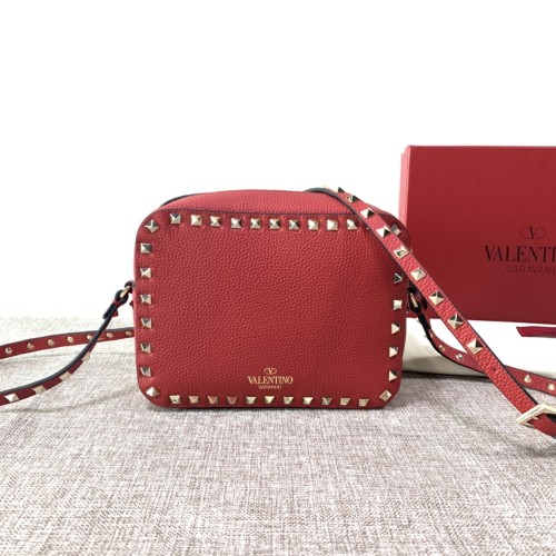Valentino Womens Bags Camera Bag Luxury Fashion SMALL ROCKSTUD CALFSKIN CROSSBODY BAG VW2B0809VSFI16 with Original Box