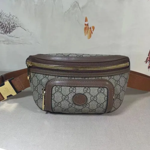 Gucci Mens Bags Shoulder Messenger Bags Luxury Brand Belt bag with Interlocking G with Original Box 682933 92THG 8563