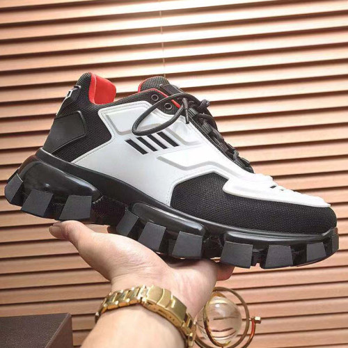Prada Men Shoes Sneakers Luxury Brabd Cloudbust Thunder Technical Fabric Sneakers with Original Box