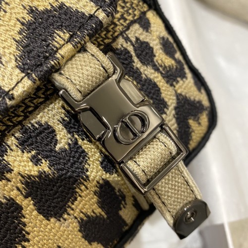 Dior Womens Mens Bags Shoulder Bags Luxury Fashion SMALL DIORCAMP BAG Beige Multicolor Mizza Embroidery with Original Box M1241BRHM_M918