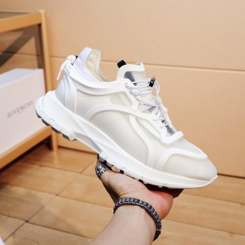Givenchy Men Shoes Fashion Type Luxury Brand GIVENCHY SNEAKERS IN LEATHER WITH LATEX BAND with Original Box