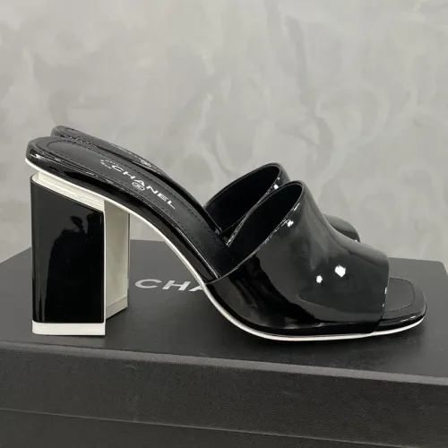 Chanel Womens Shoes Sandals Slippers Luxury Brand Design with Original Box 8.5cm Heel Women Slippers
