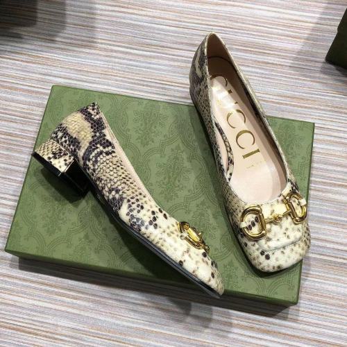 Gucci Womens Shoes Women's Low-heel Pump with Horsebit