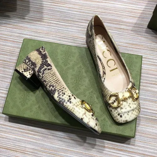 Gucci Womens Shoes Women's Low-heel Pump with Horsebit