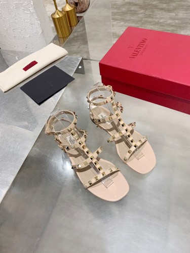 Valentino Women Shoes Mule Flip Flop Sandals ROMAN STUD SLIDE SANDAL IN QUILTED NAPPA with Original Box Luxury Brand