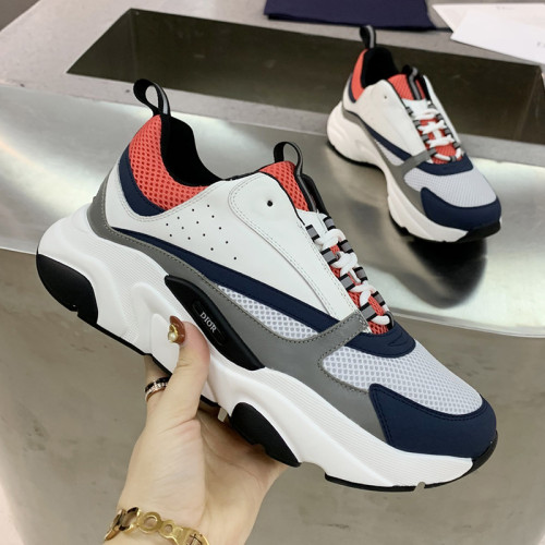 Dior Mens Shoes Sneakers Luxury Brand Breathable Design B22 SNEAKER with Original Box