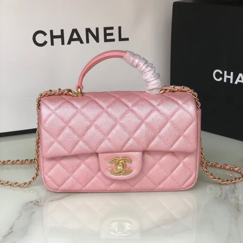 Chanel Womens Bags Crossbody Bag Classic Handbag CF Mini Luxury Brand with Original Box