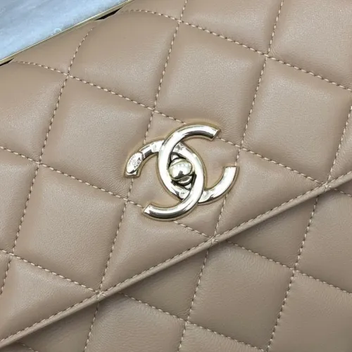 Chanel Womens Shoulder Bags Luxury Brand with Original Box Small Flap Bag With Top Handle Lambskin & Gold-Tone Metal