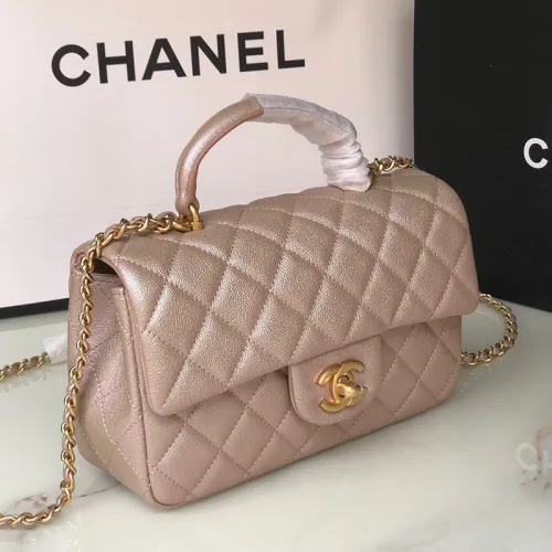 Chanel Womens Bags Crossbody Bag Classic Handbag CF Mini Luxury Brand with Original Box