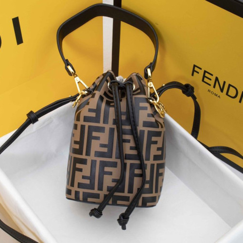 Fendi Womens Bag MON TRESOR Mini Bag Luxury Brand with Original Box