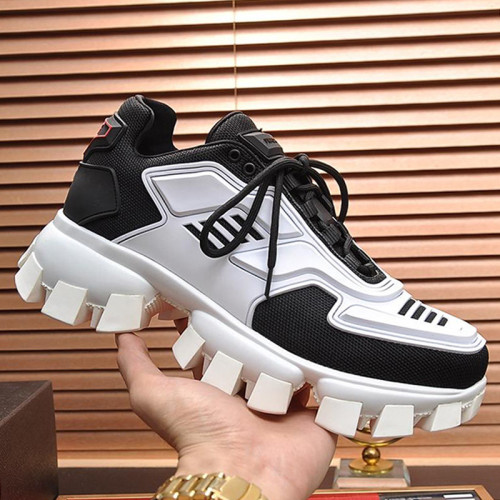 Prada Men Shoes Cloudbust Thunder Technical Fabric Sneakers with Original Box