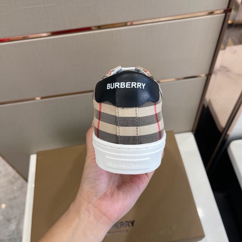 Burberry Men Shoes Fashion Luxury Brand Vintage Cotton Sneaker Casual Shoes for Men with Original Box