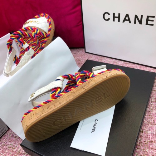 Chanel Womens Shoes Sandals Summer Luxury Brand Slippers Slides Sandals for Women with Original Box