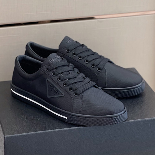 Prada Mens Shoes Casual Luxury Brand Breathable Sneakers with Original Box