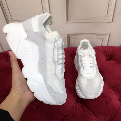 Dolce&Gabbana Men Shoes Sneakers Luxury Brand Mixed-material Daymaster sneakers with DG logo CS1941AQ7098B706