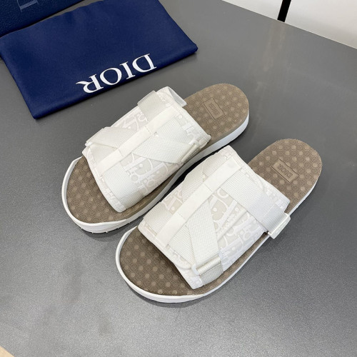 Dior Mens Shoes Sandals Luxury Designer DIOR ALPHA SANDAL Off-White Dior Oblique Jacquard 3SA081YXV_H060 with Original Box