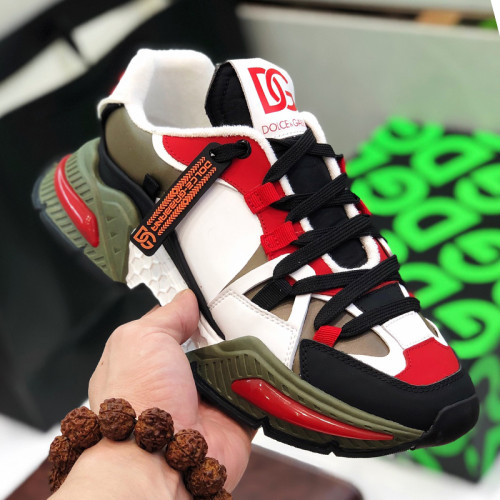Dolce&Gabbana Womens Shoes Sneakers Luxury Brand Mixed-material Airmaster sneakers CK1984AY03389814