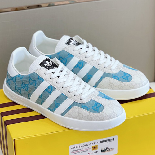 Gucci Adidas Gazelle Mens Shoes Sneakers Luxury Brand Men's GG sneaker with Original Box