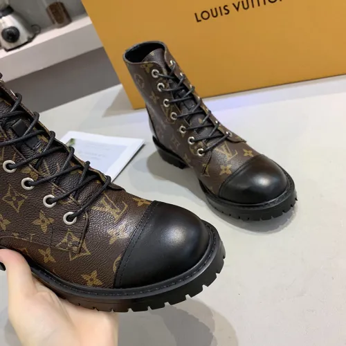 Louis Vuitton Women Shoes Boots Fashion Ankle Boots Luxury Brand Leather Design with Original Box