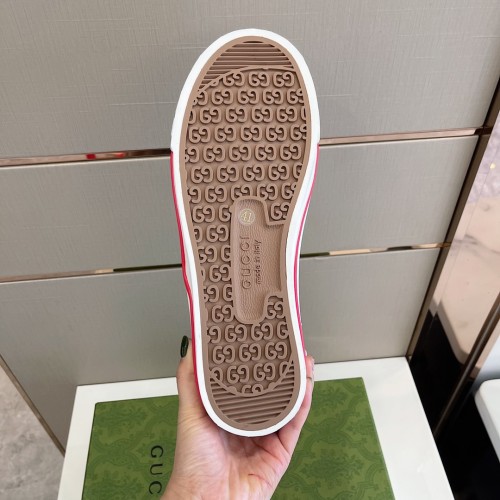 Gucci Womens Shoes Sneakers Luxury Brand Women's Gucci Tennis 1977 sneaker ‎663257 2UX10 9070 with Original Box