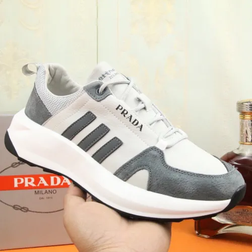 Prada Mens Shoes Sneakers Casual Shoes for Men Luxury Brand Breathable Fashion Sneakers with Original Box
