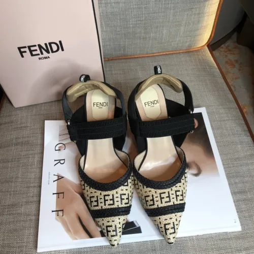 Fendi Womens Shoes Pump SLINGBACKS