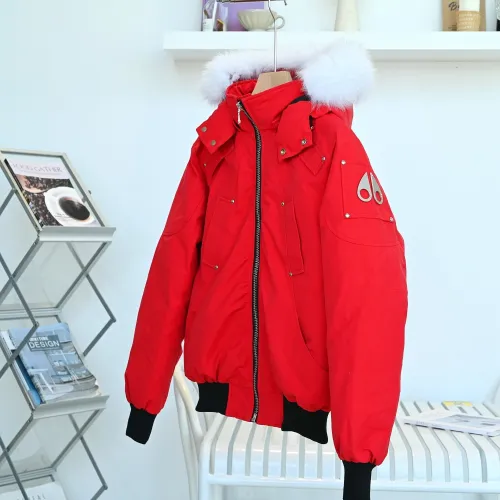 Moose Knuckles Design Mens Womens Winter Windprood Down Jackets Keep Warm 90% White Duck Down