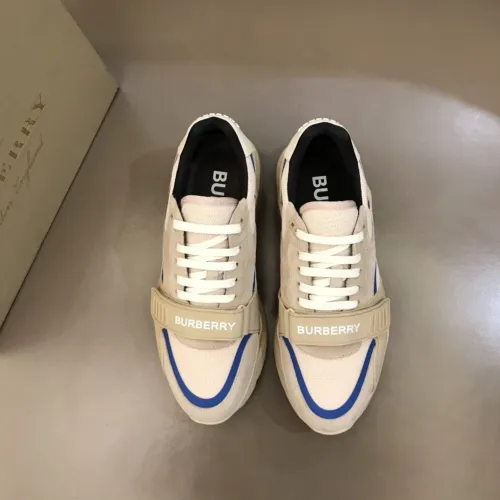 Burberry Mens Shoes Sneakers Fashion Type Luxury Brand Vintage Check Cotton Sneaker with Original Box