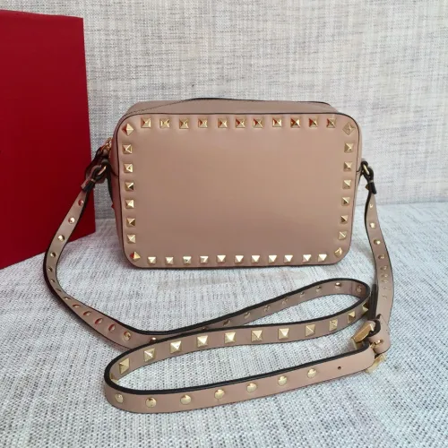 Valentino Womens Bags Camera Bag Luxury Fashion SMALL ROCKSTUD CALFSKIN CROSSBODY BAG VW2B0809VSFP45 with Original Box