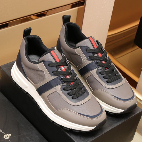 Prada Mens Shoes Sneakers Casual Shoes for Men Luxury Brand Breathable Fashion Sneakers with Original Box