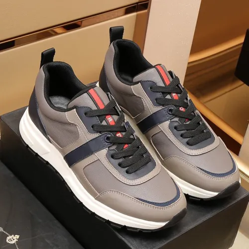 Prada Mens Shoes Sneakers Casual Shoes for Men Luxury Brand Breathable Fashion Sneakers with Original Box