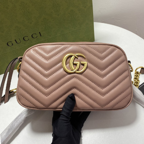 Gucci Womens Bags Fashion Type GG Marmont Small matelassé Shoulder Bag Luxury Brand with Original Box 447632 DTD1T 5729