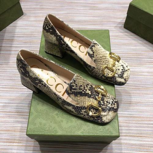 Gucci Womens Shoes Women's Mid-heel Pump with Horsebit 5.5cm