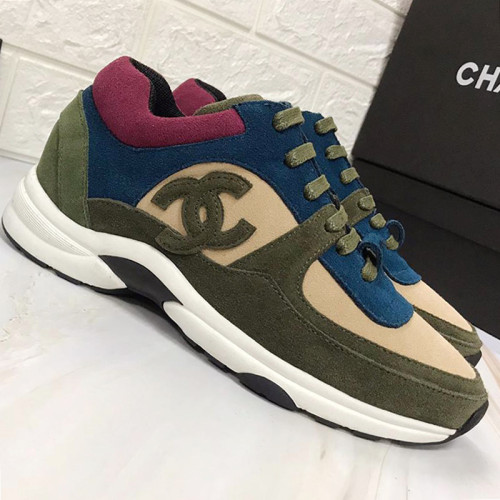 Chanel Mens Shoes Sneakers Luxury Brand Sports Shoes Breathable Design with Original Box