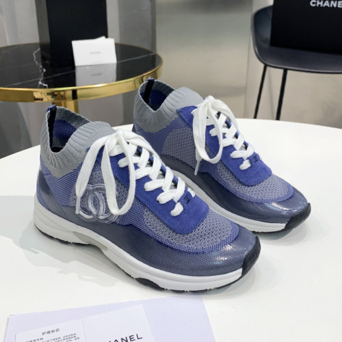 Chanel Mens Shoes Sneakers Luxury Brand Sports Shoes Breathable Design with Original Box