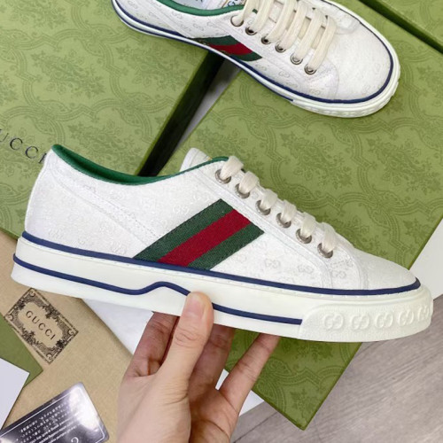 Gucci Womens Shoes Sneakers Luxury Brand Women's Gucci Tennis 1977 sneaker ‎606110 99W90 9085 with Original Box