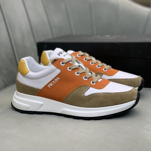 Prada Mens Shoes Sneakers Casual Shoes for Men Luxury Brand Breathable Fashion Sneakers with Original Box