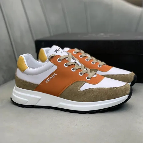 Prada Mens Shoes Sneakers Casual Shoes for Men Luxury Brand Breathable Fashion Sneakers with Original Box