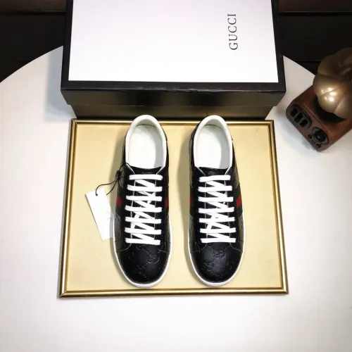 Gucci Womens Shoes Fashion Sneakers Lace-Up Luxury Brand Women's Ace Embroidered Sneaker with Original Box