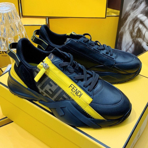 Fendi Mens Shoes Fashion Sneakers Luxury Brand Casual Fendi Flow Low-Top Sneakers Shoes for Men with Original Box