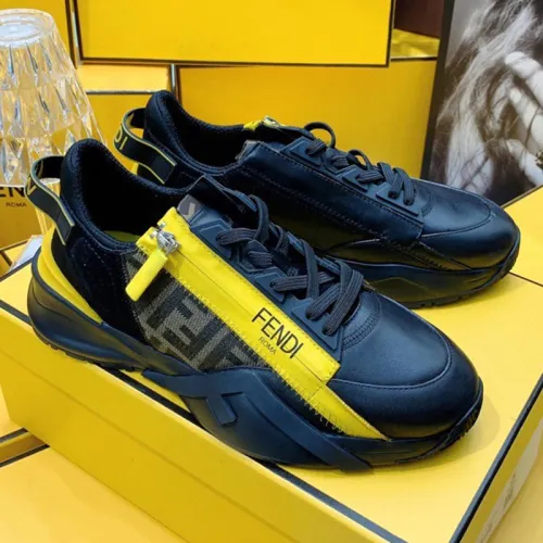 Fendi Mens Shoes Fashion Sneakers Luxury Brand Casual Fendi Flow Low-Top Sneakers Shoes for Men with Original Box