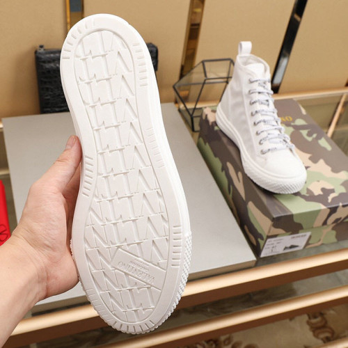 Valentino Men Shoes Fashion Design Luxury Brand Giggies High-Top Fabric Sneaker