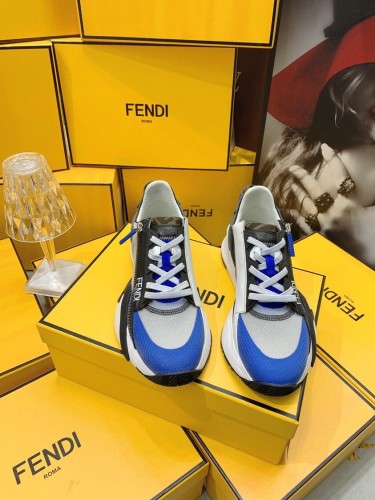 Fendi Mens Shoes Fashion Sneakers Luxury Brand Casual Fendi Flow Low-Top Sneakers Shoes for Men with Original Box
