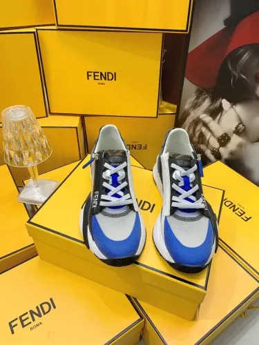 Fendi Mens Shoes Fashion Sneakers Luxury Brand Casual Fendi Flow Low-Top Sneakers Shoes for Men with Original Box