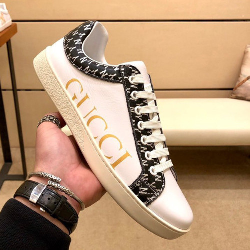 Gucci Womens Shoes Fashion Sneakers Lace-Up Luxury Brand Women's Ace Embroidered Sneaker with Original Box