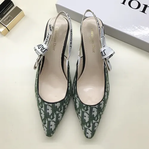 Dior Women Shoes Luxury Design Fashion Type High Heel Shoes for Wedding Style J'ADIOR SLINGBACK PUMP