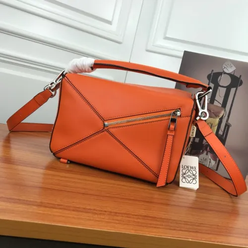 Loewe Womens Bag Small Puzzle Bag in Soft Grained Calfskin