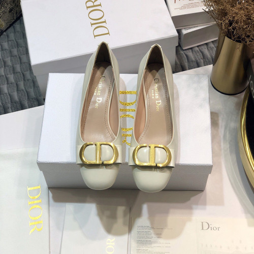 Dior Womens Shoes Leather Pump Low Heel 3.5cm