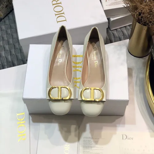 Dior Womens Shoes Leather Pump Low Heel 3.5cm