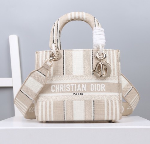 Dior Womens Bags Handbags Luxury Fashion MEDIUM LADY D-LITE BAG Gray Toile de Jouy Reverse Embroidery M0565ORGO_M932